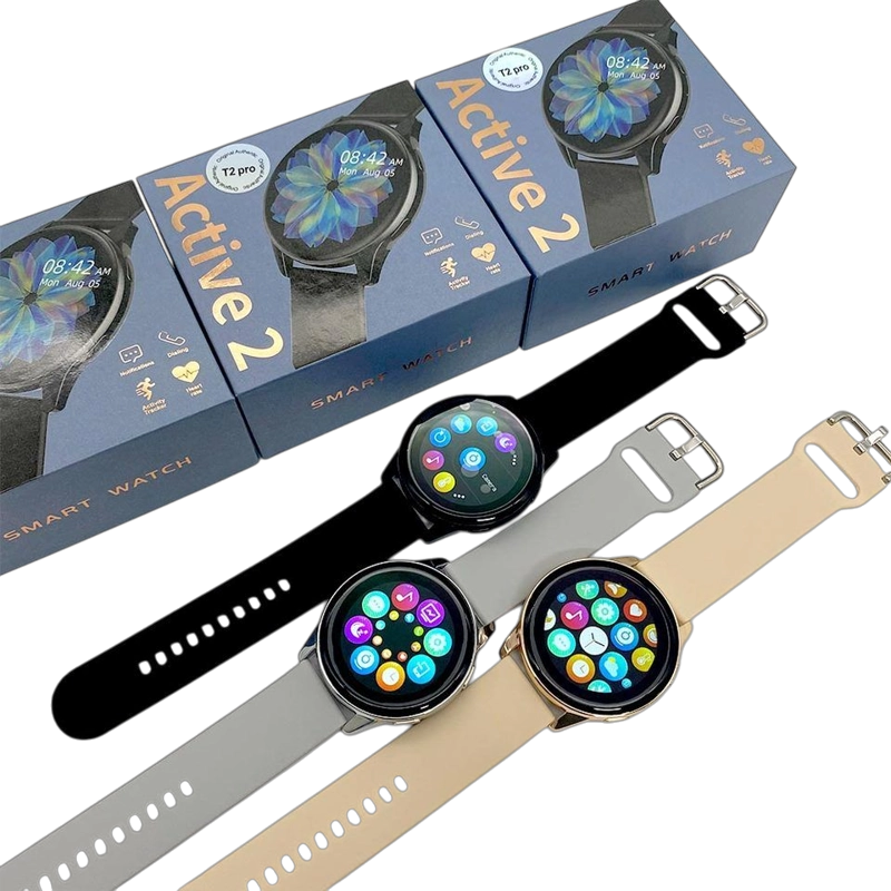 RELOJ INTELIGENTE SMARTWATCH T2 PRO ACTIVE GRIS 2025 - 8