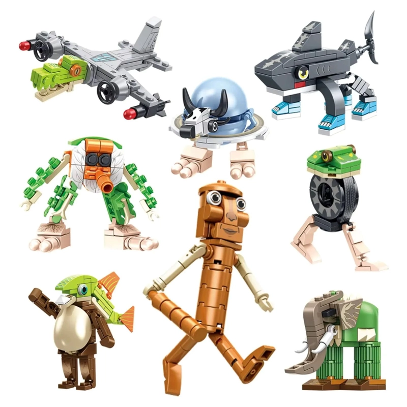 SET DE FIGURAS BRAINROT PARA ARMAR TRALALERO TRALALA BLOQUES - 4