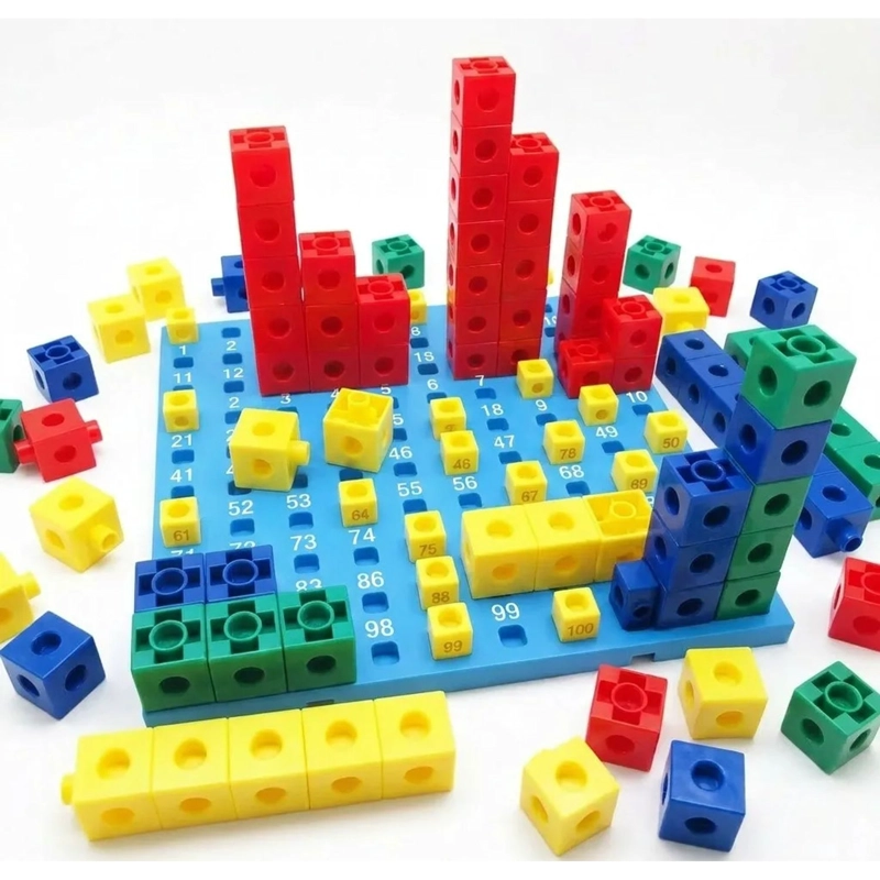NUEVOS BLOQUES SINGAPUR CUBOS MATEMATICOS CON BASE - 2