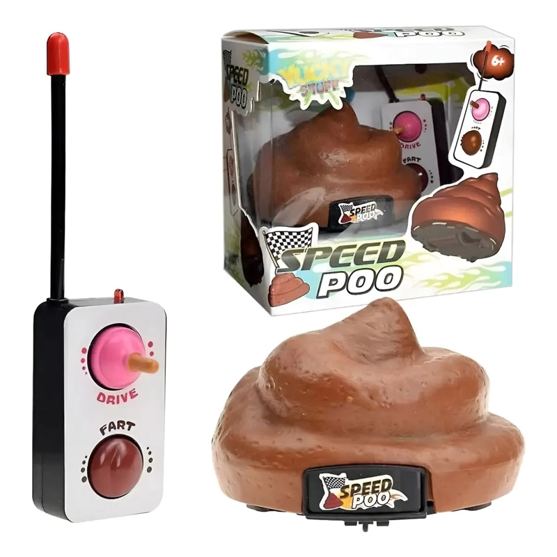 SPEED POO AUTO CONTROL REMOTO CON SONIDO REGALO NOVEDAD - 1