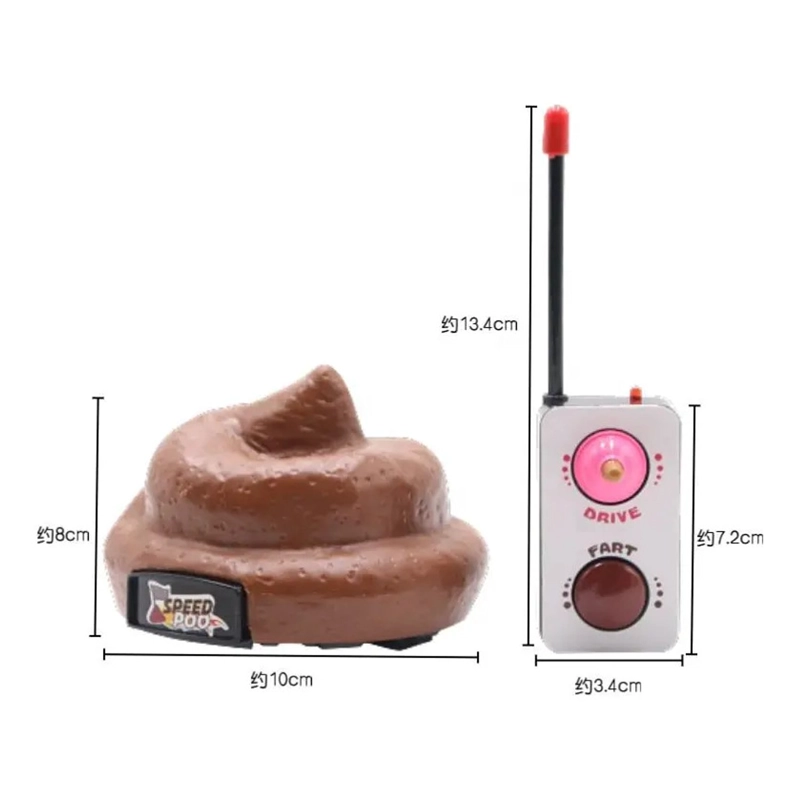 SPEED POO AUTO CONTROL REMOTO CON SONIDO REGALO NOVEDAD - 2