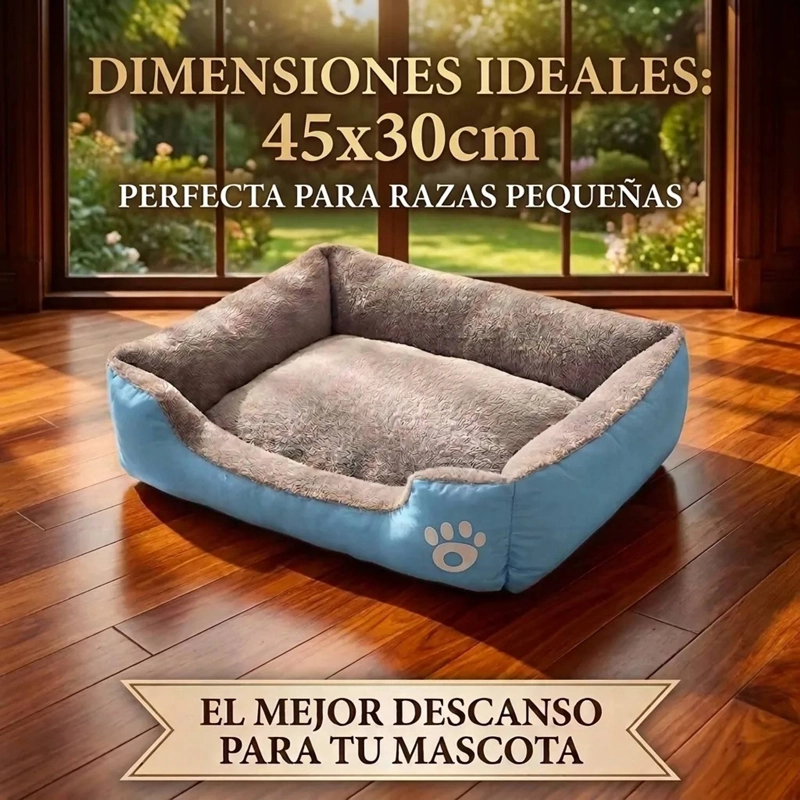 CAMA PARA PERRO O GATO RAZAS PEQUEÑAS ERGONOMICA ANTIESTRES - 2