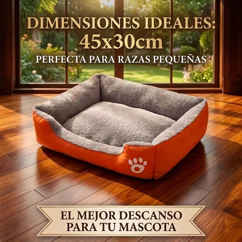 CAMA PARA PERRO O GATO RAZAS PEQUEÑAS ERGONOMICA ANTIESTRES - 2