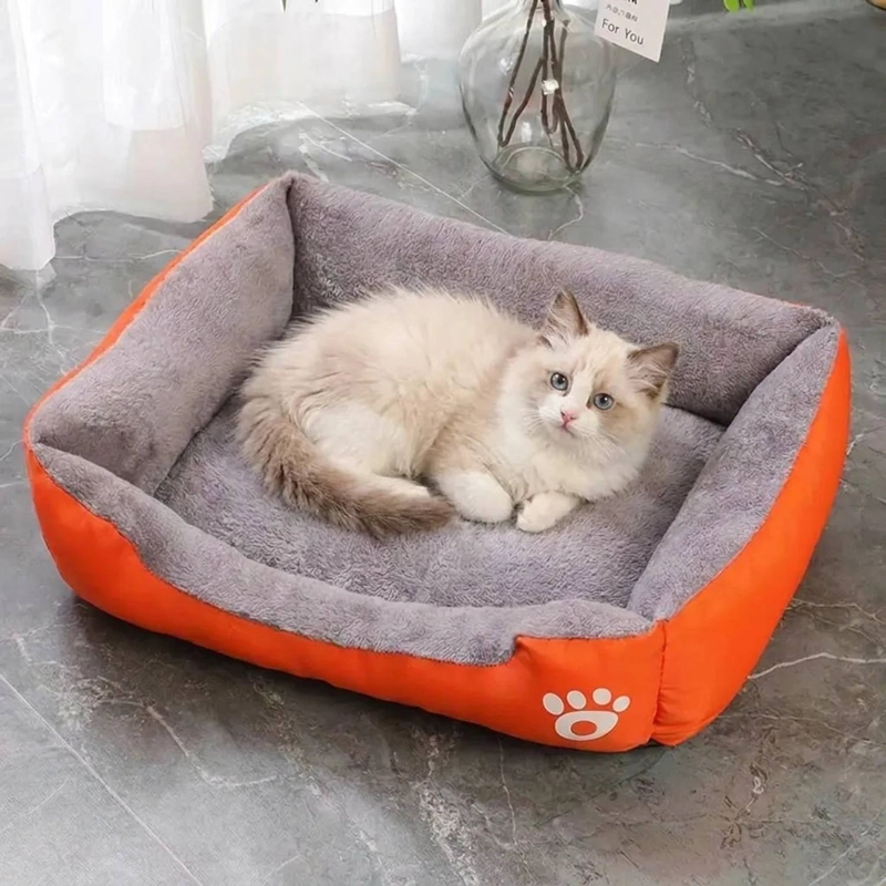 CAMA PARA PERRO O GATO RAZAS PEQUEÑAS ERGONOMICA ANTIESTRES - 4