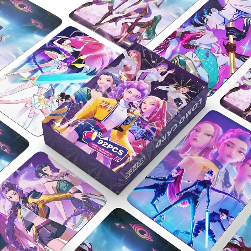 GUERRERAS K-POP HUNTRIX JUEGO DE CARTAS 92 PIEZAS - 4