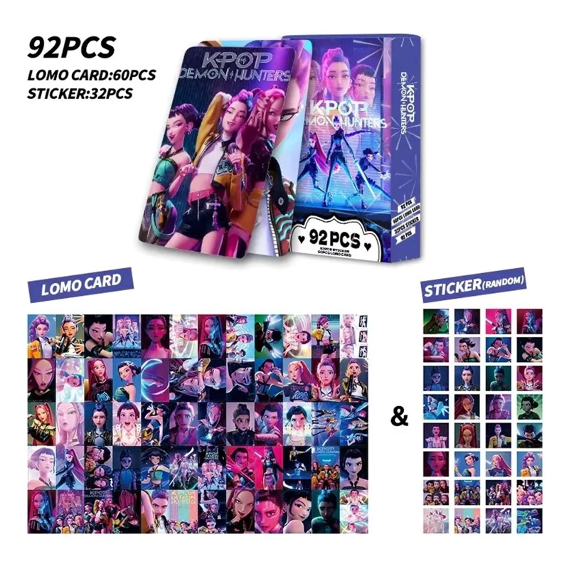GUERRERAS K-POP HUNTRIX JUEGO DE CARTAS 92 PIEZAS - 6