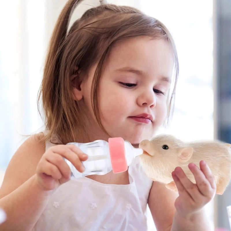 BEBE  CERDITO REBORN SILICONA MASCOTA REALISTA TIK TOK - 1