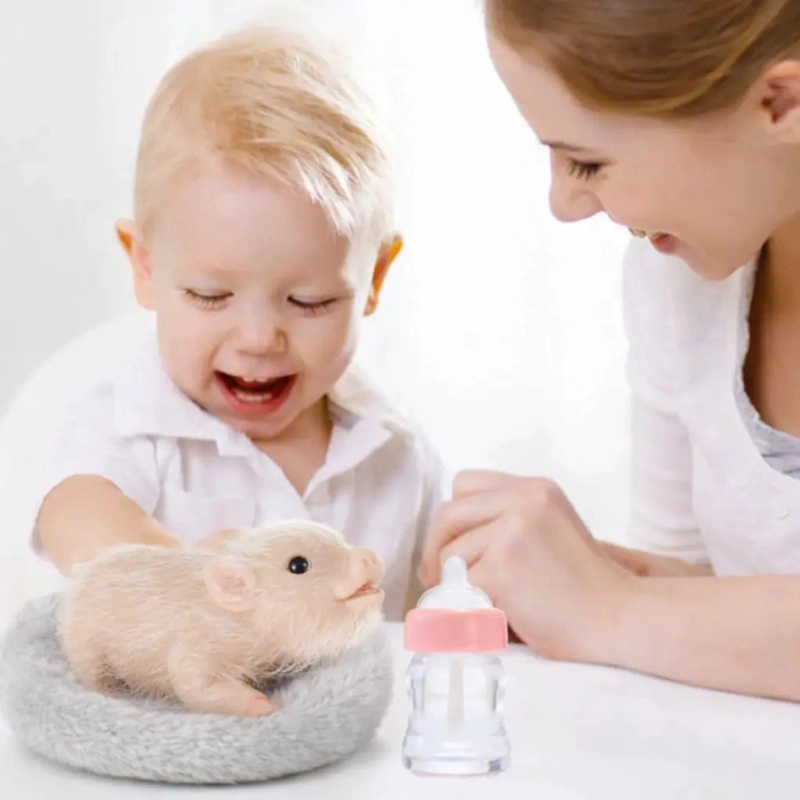 BEBE  CERDITO REBORN SILICONA MASCOTA REALISTA TIK TOK - 3