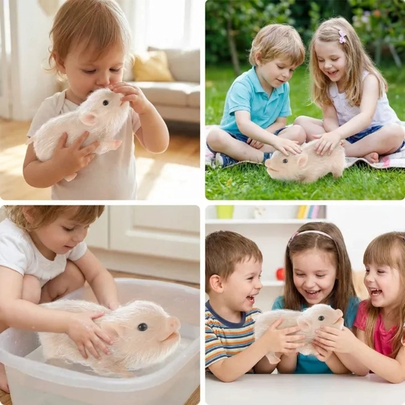 BEBE  CERDITO REBORN SILICONA MASCOTA REALISTA TIK TOK - 8