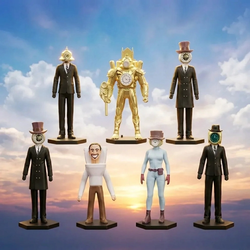 FIGURAS SKIBIDI TOILET MULTIVERSE CLOCK WOMAN - 1