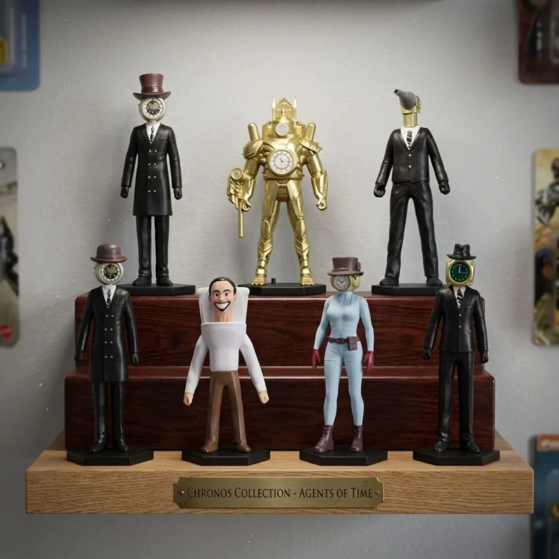 FIGURAS SKIBIDI TOILET MULTIVERSE CLOCK WOMAN - 3