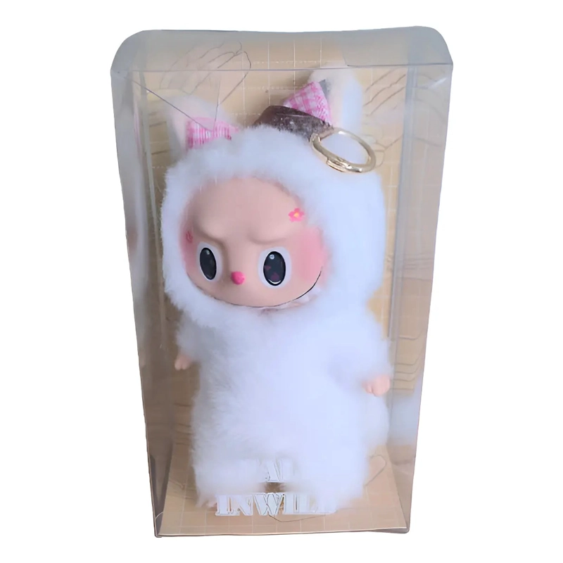 PELUCHE LABUBU BLANCO EN CAJA REGALO NOVEDAD - 1