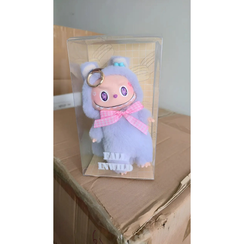PELUCHE LABUBU MORADO EN CAJA REGALO NOVEDAD - 1