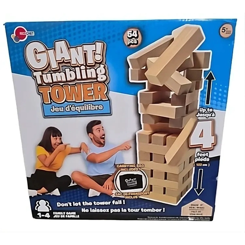 JUEGO DE MESA JENGA GRANDE XL EN CAJA + BOLSO DE REGALO - 1