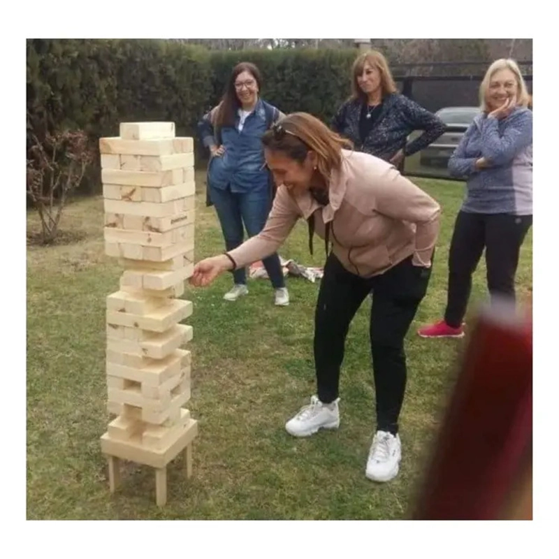 JUEGO DE MESA JENGA GRANDE XL EN CAJA + BOLSO DE REGALO - 3