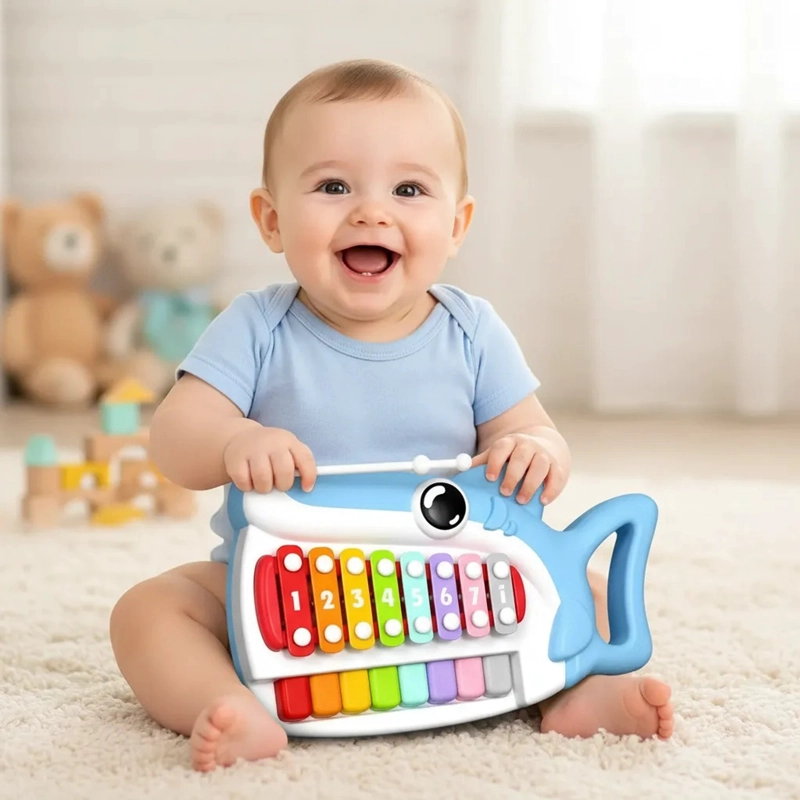 PIANO BEBE XILOFONO INFANTIL PARA NIÑOS DIDACTICO MUSICAL - 1