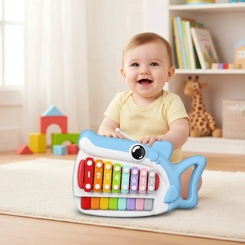 PIANO BEBE XILOFONO INFANTIL PARA NIÑOS DIDACTICO MUSICAL - 5