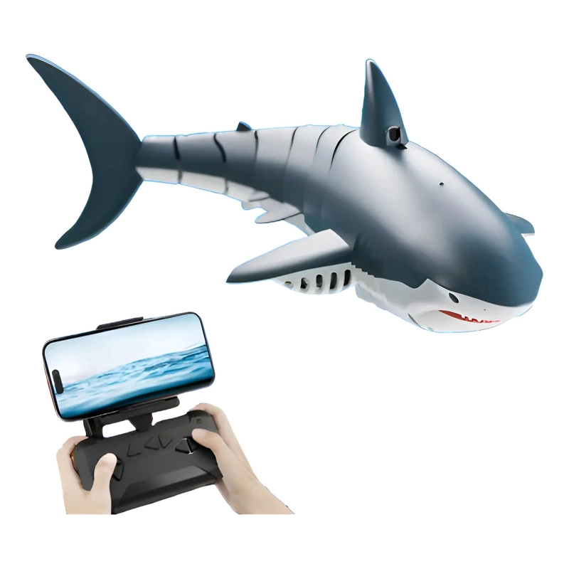 TIBURON A CONTROL REMOTO CON CAMARA WIFI JUGUETE NOVEDAD - 2