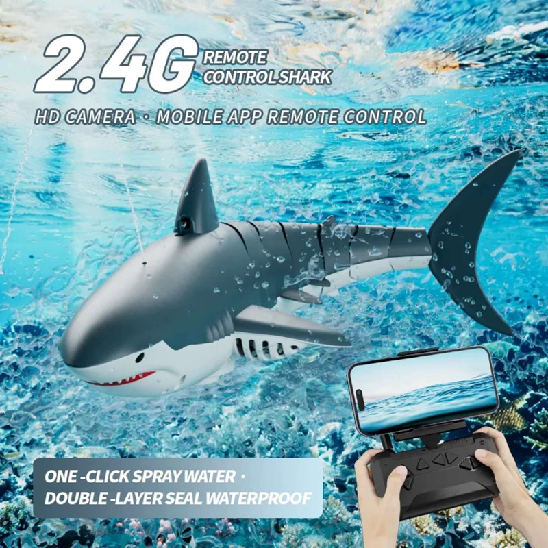 TIBURON A CONTROL REMOTO CON CAMARA WIFI JUGUETE NOVEDAD - 5