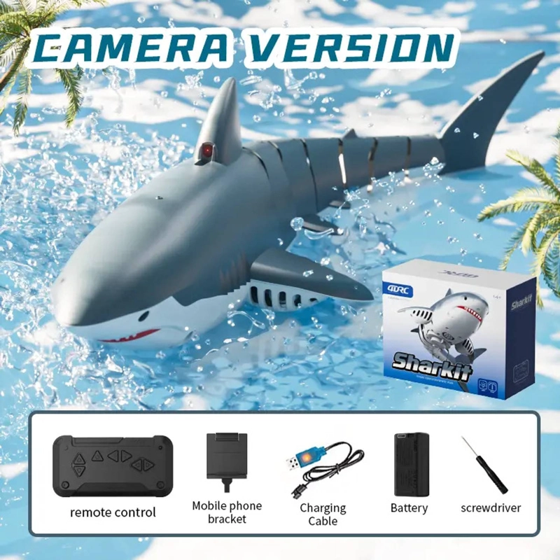 TIBURON A CONTROL REMOTO CON CAMARA WIFI JUGUETE NOVEDAD - 8