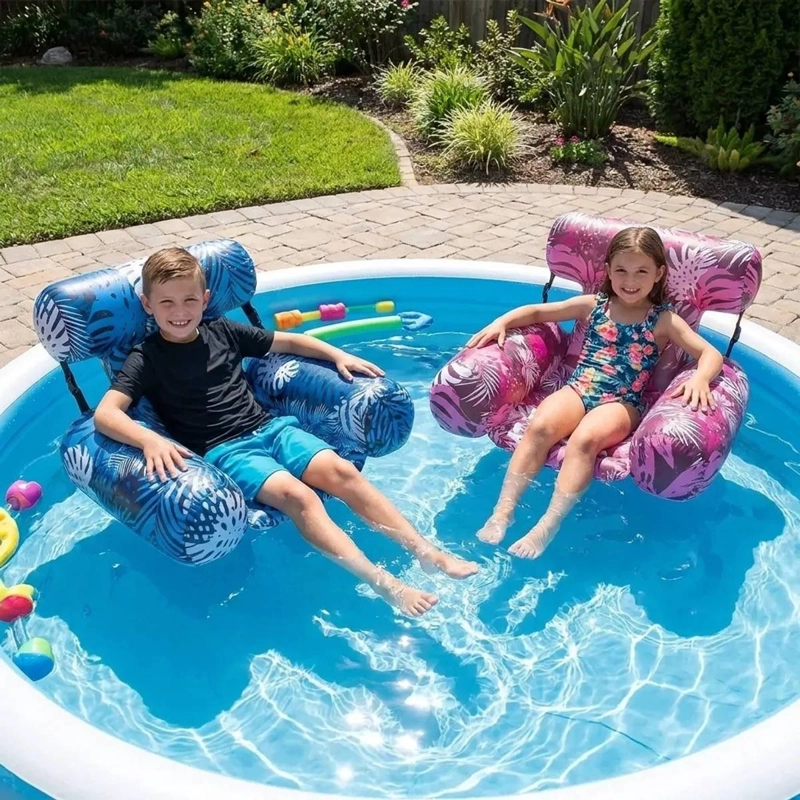 SILLA INFLABLE PARA PISCINA FLOTANTE PREMIUM - 2