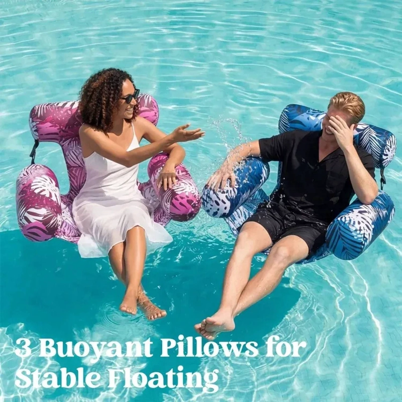 SILLA INFLABLE PARA PISCINA FLOTANTE PREMIUM - 3