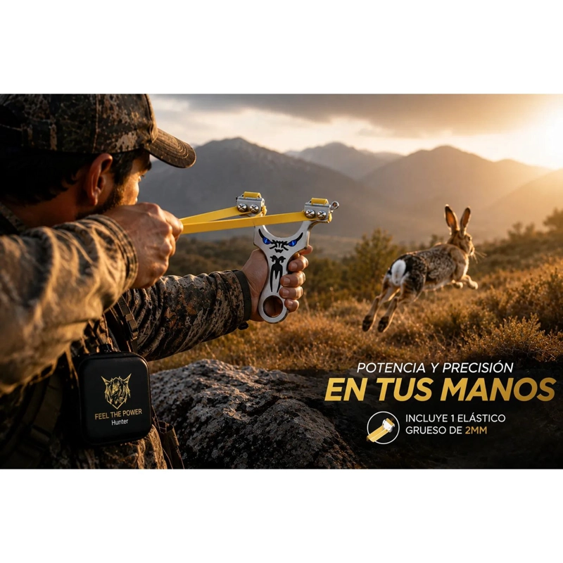 RESORTERA PROFESIONAL ACERO GRAN CALIDAD FEEL THE POWER - 2