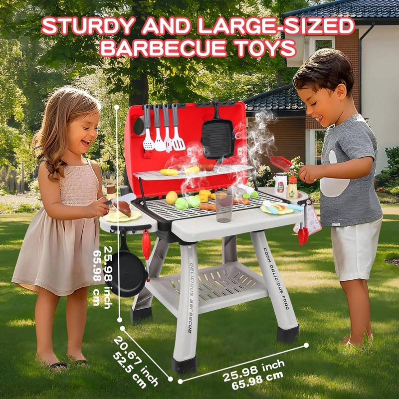 PARRILLA JUGUETE PARA NIÑOS SET DE ASADO INFANTIL - 3