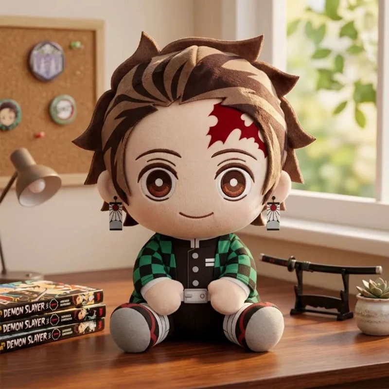 PELUCHE DEMON SLAYER TANJIRO SHINOBU CALIDAD SUPERIOR 1 PC - 5