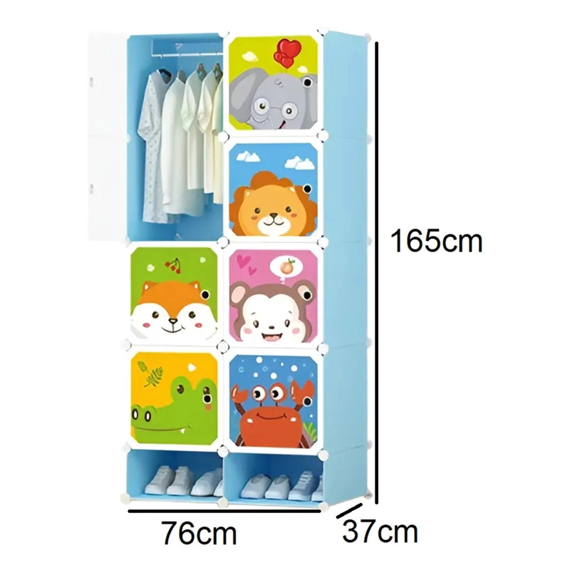 CLOSET NIÑOS ROPERO PLEGABLE MODULAR ORGANIZADOR INFANTIL - 3