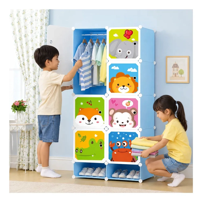 CLOSET NIÑOS ROPERO PLEGABLE MODULAR ORGANIZADOR INFANTIL - 5