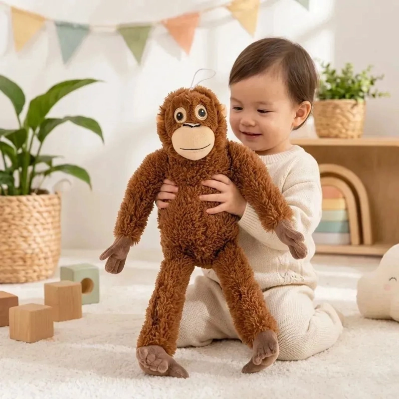 PELUCHE ORANGUTAN VIRAL MONO APEGO - 1