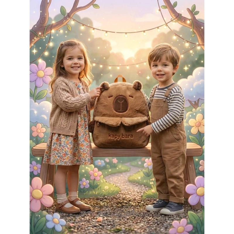 CAPYBARA MOCHILA CAPIBARA KAWAII REGALO NOVEDAD - 1