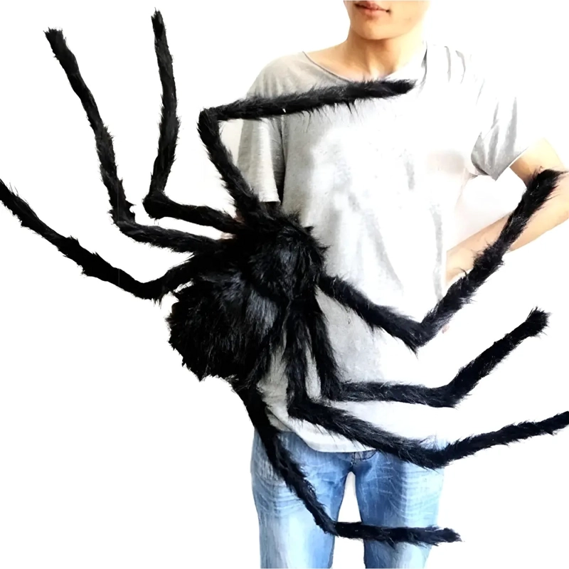 ARAÑA ADORNO HALLOWEEN GRAN TAMAÑO 150CM - 1