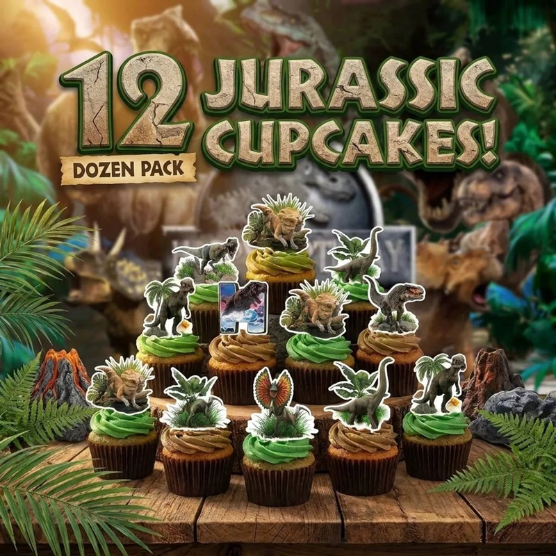 COTILLON JURASSIC WORLD KIT CUMPLEAÑOS DINOSAURIOS + TELA - 4