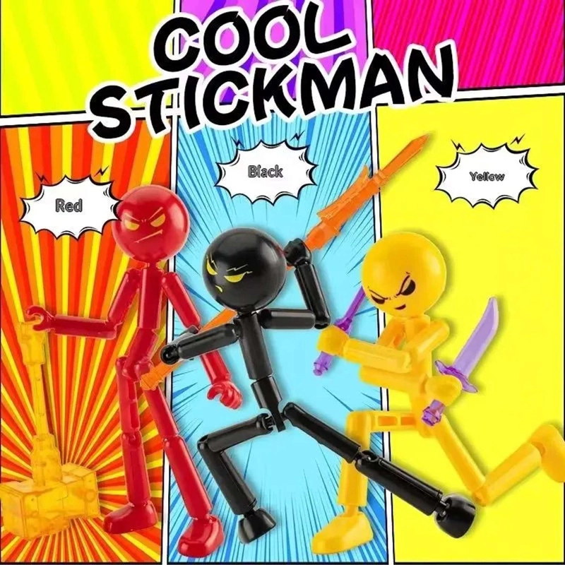 5 FIGURAS STICKMAN  MISION 13 SET DE ACCION - 4
