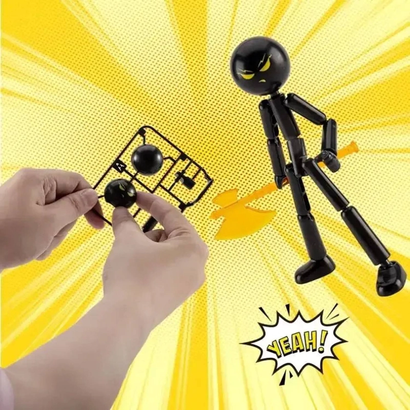 5 FIGURAS STICKMAN  MISION 13 SET DE ACCION - 5