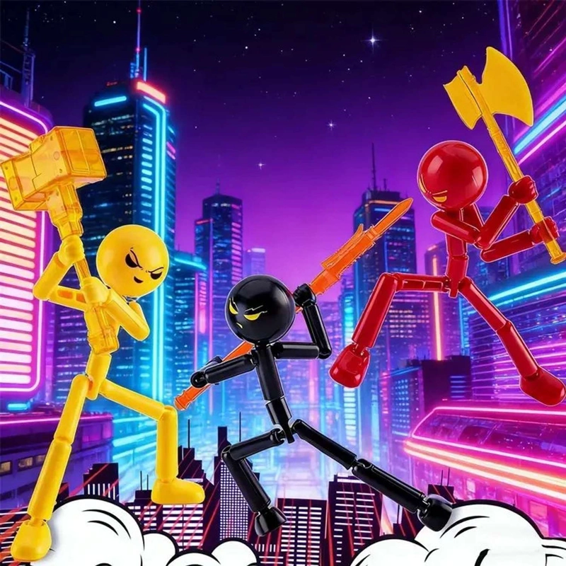 5 FIGURAS STICKMAN  MISION 13 SET DE ACCION - 7