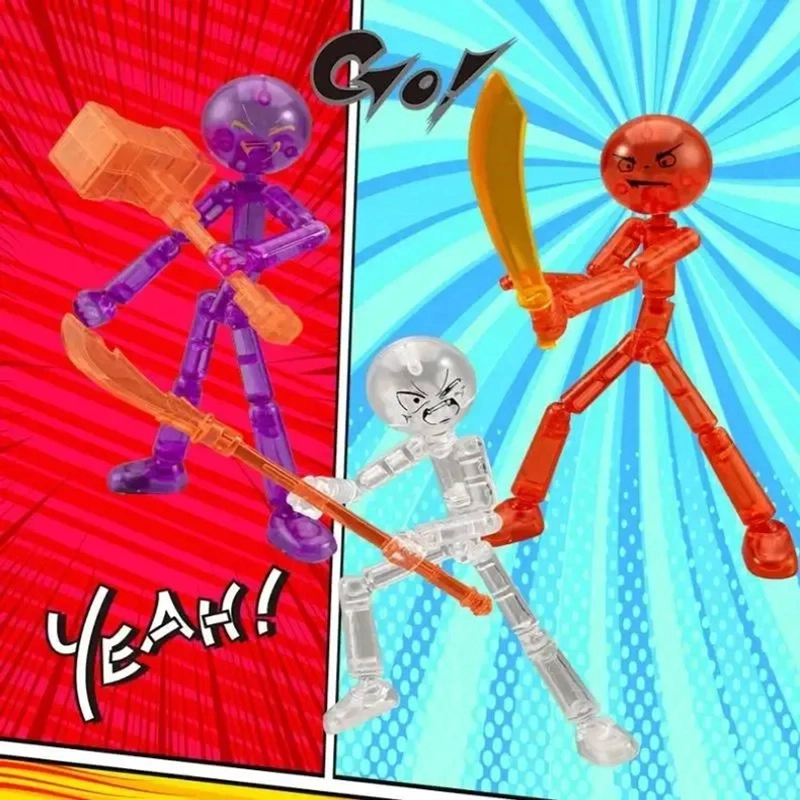 5 FIGURAS STICKMAN  MISION 13 SET DE ACCION - 8