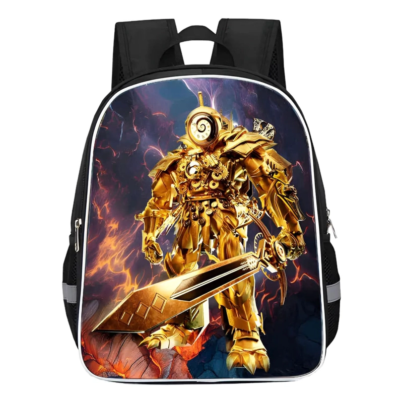 TITAN CLOCKMAN MOCHILA ESCOLAR SKIBIDI TOILET - 1