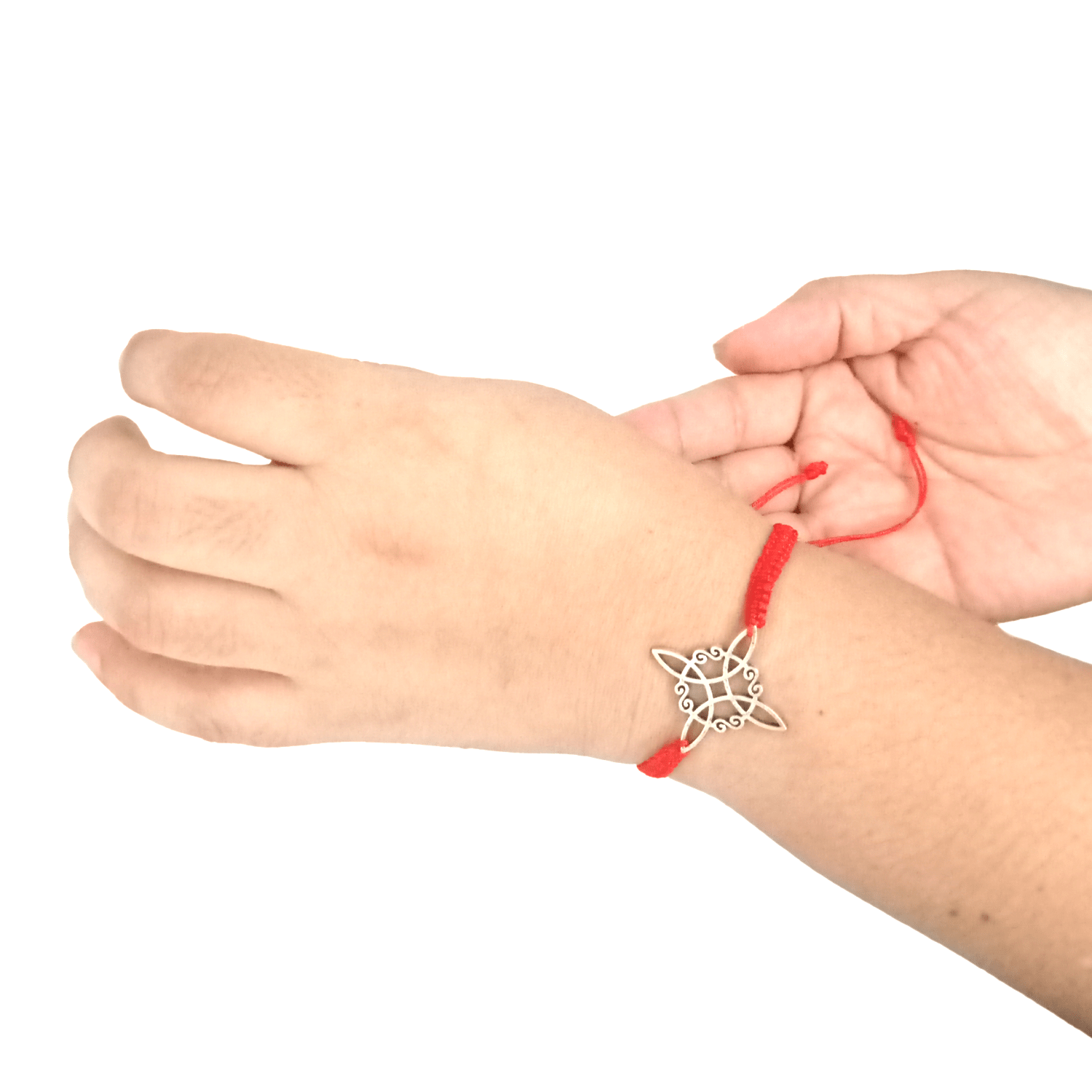 PULSERA NUDO DE BRUJA HILO ROJO PARA PROTECCIÓN - BISUTERIA LOLA - 2