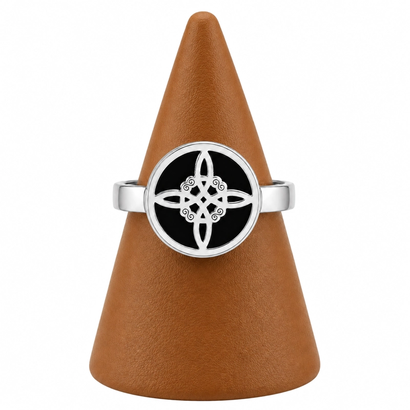 ANILLO NUDO DE BRUJA CELTA IRLANDÉS, AJUSTABLE - BISUTERIA LOLA - 4