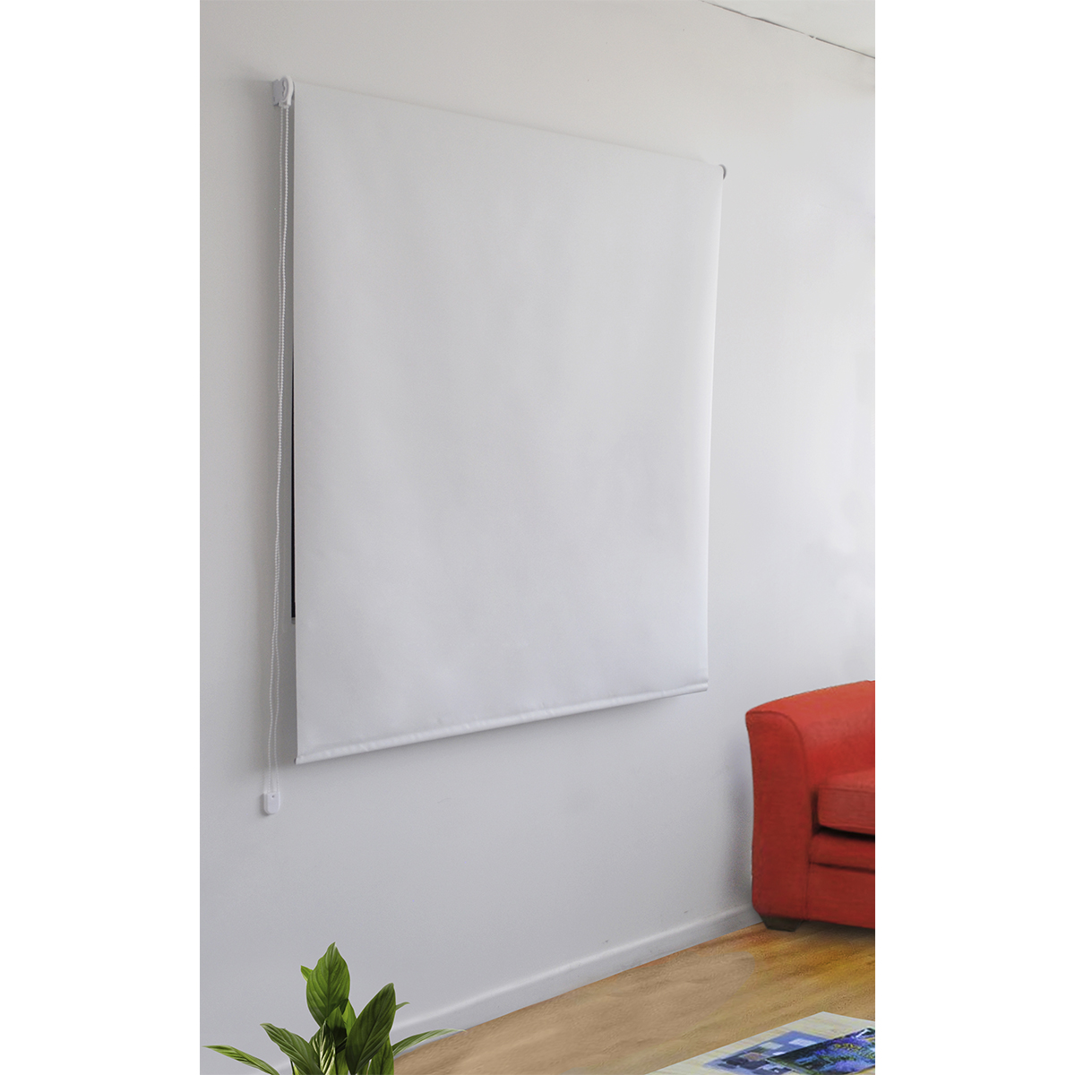 CORTINA ROLLER BLACKOUT BLANCO 075X190 CM - 4
