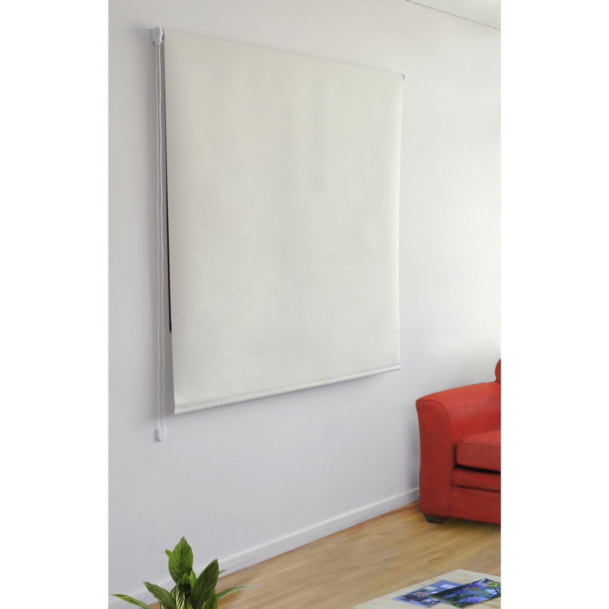 CORTINA ROLLER BLACKOUT MARFIL 105X190 CM - 4