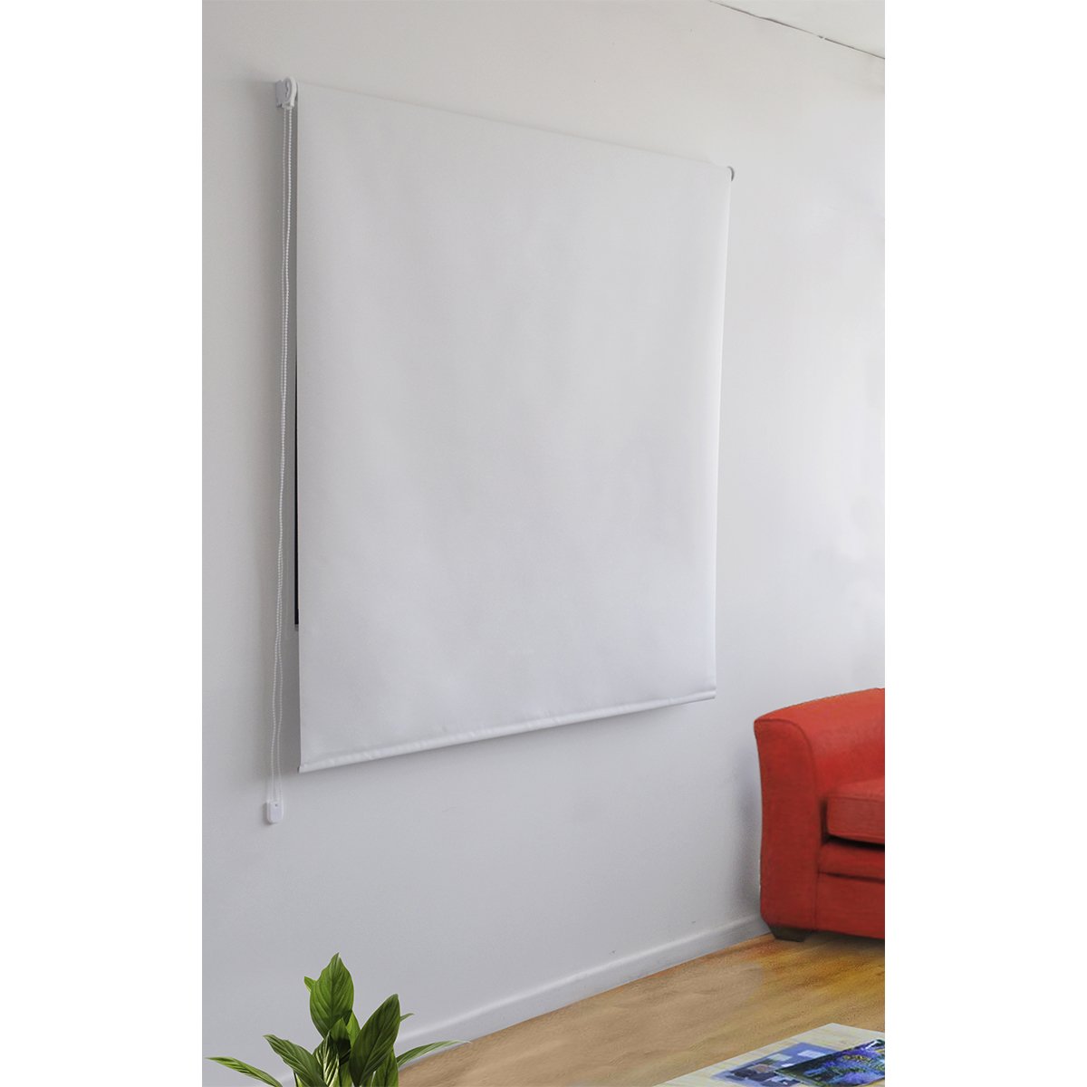 CORTINA ROLLER BLACKOUT BLANCO 180X250 CM - 4