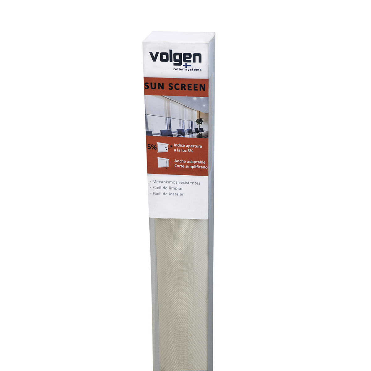 CORTINA ROLLER SCREEN MARFIL 150X190 CM - 5