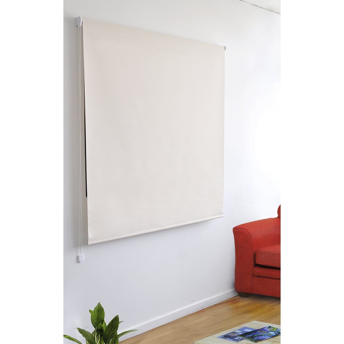 CORTINA ROLLER SCREEN MARFIL 105X190 CM - 4