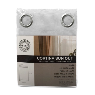 CORT.CONF. 'SUN OUT' COL. EN COLOR BLANCO ANILLA - 1