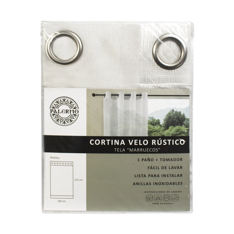 CORT. CONF. 'VELO MARRUECOS' COL. BLANCO ANILLA - 1
