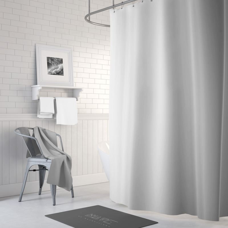 FORRO DE CORTINA PVC COL. BLANCO 180X180 - 1